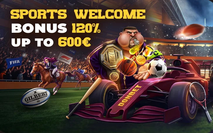 Sports welcome bonus 120% up to 600€